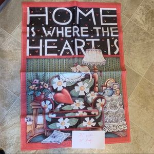 Mary Engelbreit Home Is Where the Heart Is flag